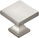 Home Expert 25 Pack Cabinet Knobs Brushed Nickel Kitchen Cabinet Knobs Silver Knobs for Dresser Drawers Kitchen Hardware for Cabinets Square Drawer Pulls