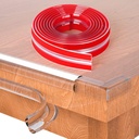 Clear Corner Protectors,Corner Protector Baby Proofing 32.8Ft(10M),Furniture Corner Guard & Edge Safety Bumpers,Soft Edge Protector with Upgraded Pre-Taped Strong Adhesive for Furniture&Sharp Corners