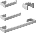 Fapully Bathroom Sets Accessories,16-Inch Brushed Nickel Bathroom Accessories Hardware Set with Towel Bar,Toilet Paper Holder,Towel Holder,Robe Hook for Bathroom,Stainless Steel Accesorios Para Baños