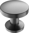 Alzassbg 30 Pack Brushed Black Nickel Cabinet Knobs, 1.1 Inch(30Mm) Diameter round Cabinet Knob Hardware for Kitchen Dresser Drawer AL6044BBN