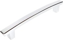 10 Pack - Cosmas 5239CH Polished Chrome Contemporary Cabinet Hardware Handle Pull - 5" Inch (128Mm) Hole Centers
