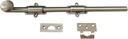 QCAA Solid Brass Dutch Door Bolt, 12", Satin Nickel, Made in Taiwan, 1 Pack