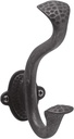 Hickory Hardware P2175-BI-5B P2175-5PACK Craftsman Pack of (5) 1-13/16" Wide Double Prong Single Wall Mount Robe Bath Towel Hook