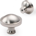 10 Pack Brushed Satin Nickel Kitchen Cabinet Knobs Cabinet Knobs Silver Drawer Knobs Kitchen Hardware Solid Cupboard Knobs Drawer Knobs