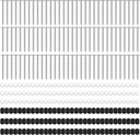 Eagles Pegboard Mounting Kit, (96 Spacers, 96 Screws and 96 Steels Washers,Silver) Board Nail Installation Kit Pegboard Spacer Kit Wall Mounting Hardware for 1/8 Inch and 1/4 Inch Pegboard