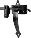 Gate Latch, Thumb Latch Hardware, Gate Latch for Wooden Fence Heavy Duty, Self Locking Latches with 8 Inch Handle, Gate Kit for Wooden Fence & Swing Outdoor Gate – Steel, Black Finish
