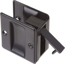 Idh by St. Simons 25410-019 Premium Quality Solid Brass Pocket Passage Door Pull, Matte Black
