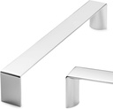 KOOFIZO Wide Cabinet Handle - Chrome Furniture Pull, 6-1/4 Inch Screw Spacing, 10-Pack for Kitchen Cupboard Door, Bedroom Dresser Drawer, Bathroom Wardrobe Hardware
