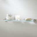 353705 Helsinki Tempered Glass Shelf - Chrome