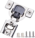 Decobasics Kitchen Cabinet Hinges - 3/4” (Pack of 10) - Soft Close Cupboard Door Hinges - Home Improvement (Cabinet Hardware) - 3 Way Adjustability & Easy Installation