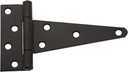 National Hardware N129-155 10 Pack V286 6In. Extra Heavy T Hinge, Black
