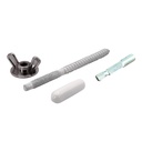CONFAST® 1/4"-20 X 2-1/4" Male Hurricane Anchor Kit (25 Sets, 1 Driving Tool)