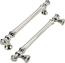 Khtumeware 10 Pack 5 Inch(128Mm) Polished Nickel Cabinet Pulls Drawer Pulls Kitchen Cabinet Hardware Zinc Pulls for Dresser Drawers.