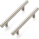 Ravinte 18 Pack 6 Inch Cabinet Pulls Brushed Nickel Stainless Steel Kitchen Cupboard Handles Cabinet Handles, 3.75 Inch Hole Center