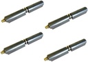 4" BBQ Smoker Bullet 4 In. Hinge 4 Inch Hinges Stove Weld on Pit (4)