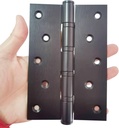 Heavy Duty Door Hinges Stainless Steel Ball Bearing Hinges 6 Inch Door Hinge for Interior & Exterior Doors Square Corners,Heavy Duty Wood Door with Mounting Hardware 2 Pack (Black, 6 Inch)