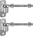6'' J Bolt Gate Hinge, Heavy Duty Gate Hinge for Wood Fence, One-Piece Molding Gate Hinge for Metal Gate, 304 Stainless Steel Welded Hinge for Farm Gate, 2Pack