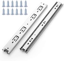 5 Pairs of 10 Inch Full Extension Drawer Slides Mount Ball Bearing Sliding