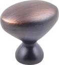 Kasaware K460BORB-10 Oval Knob, Oil Rubbed Bronze - 10 Pack