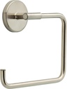 Delta 759460-SS Trinsic Wall Mount Square Open Towel Ring Bath Hardware Accessory in Stainless Steel