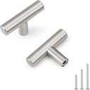 Probrico 30 Pack 2 Inch Brushed Nickel Cabinet Knobs Stainless Steel Kitchen Cabinet Knobs Single Hole Drawer Dress Knobs 50Mm